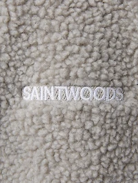 Sherpa Fleece Logo Hoodie