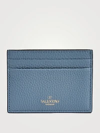 Rockstud Leather Card Holder