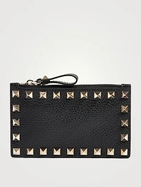 Rockstud Leather Coin Purse