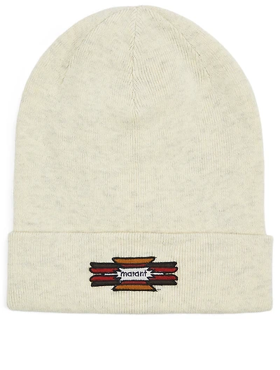 Cotton And Wool Toque With Logo