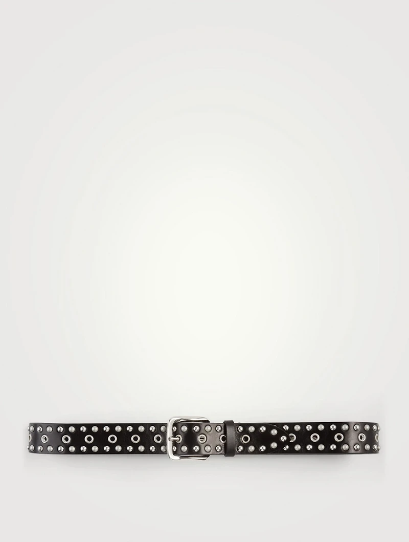 Rica Studded Leather Belt