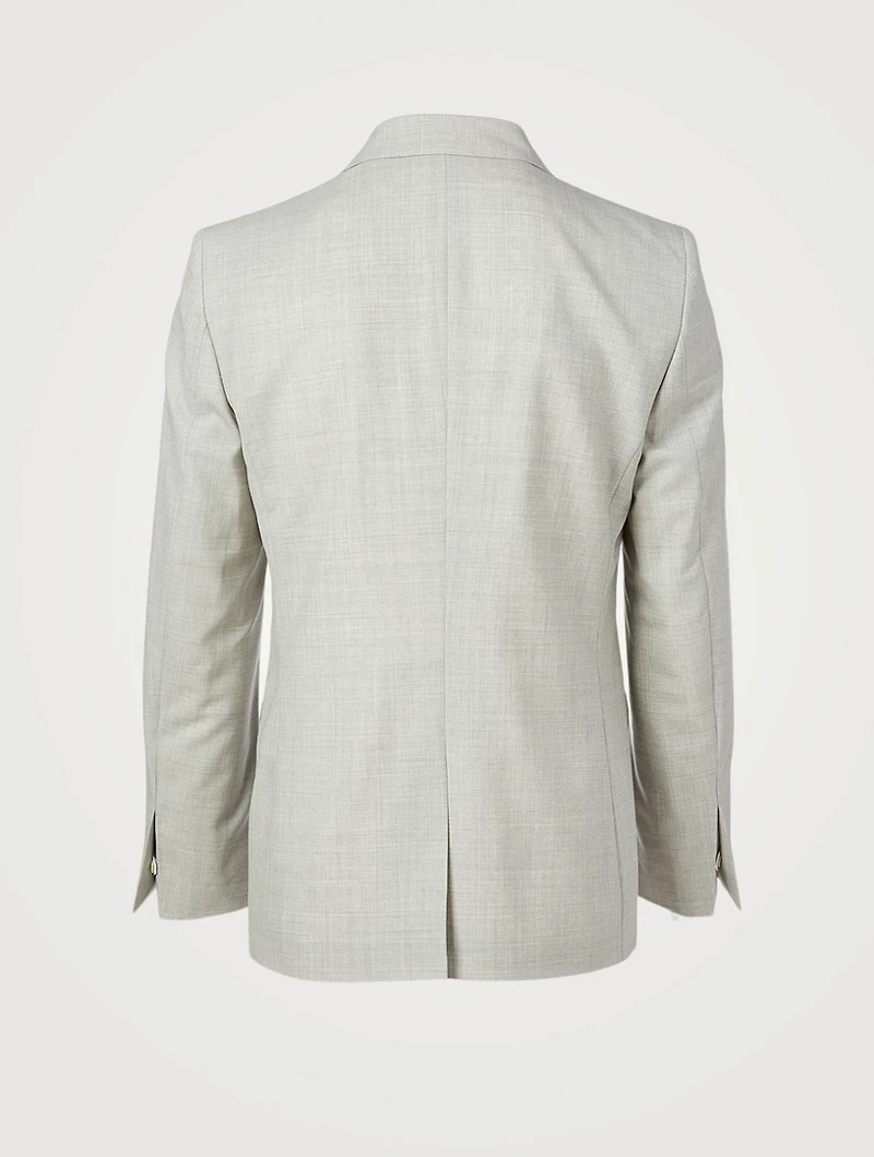 Wool Notch-Lapel Jacket