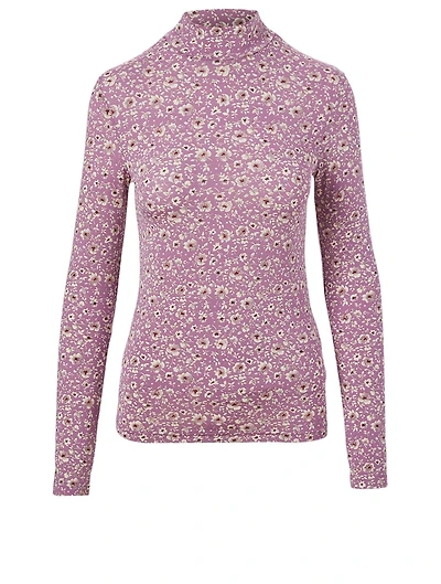 Elsi Turtleneck Top Floral Print