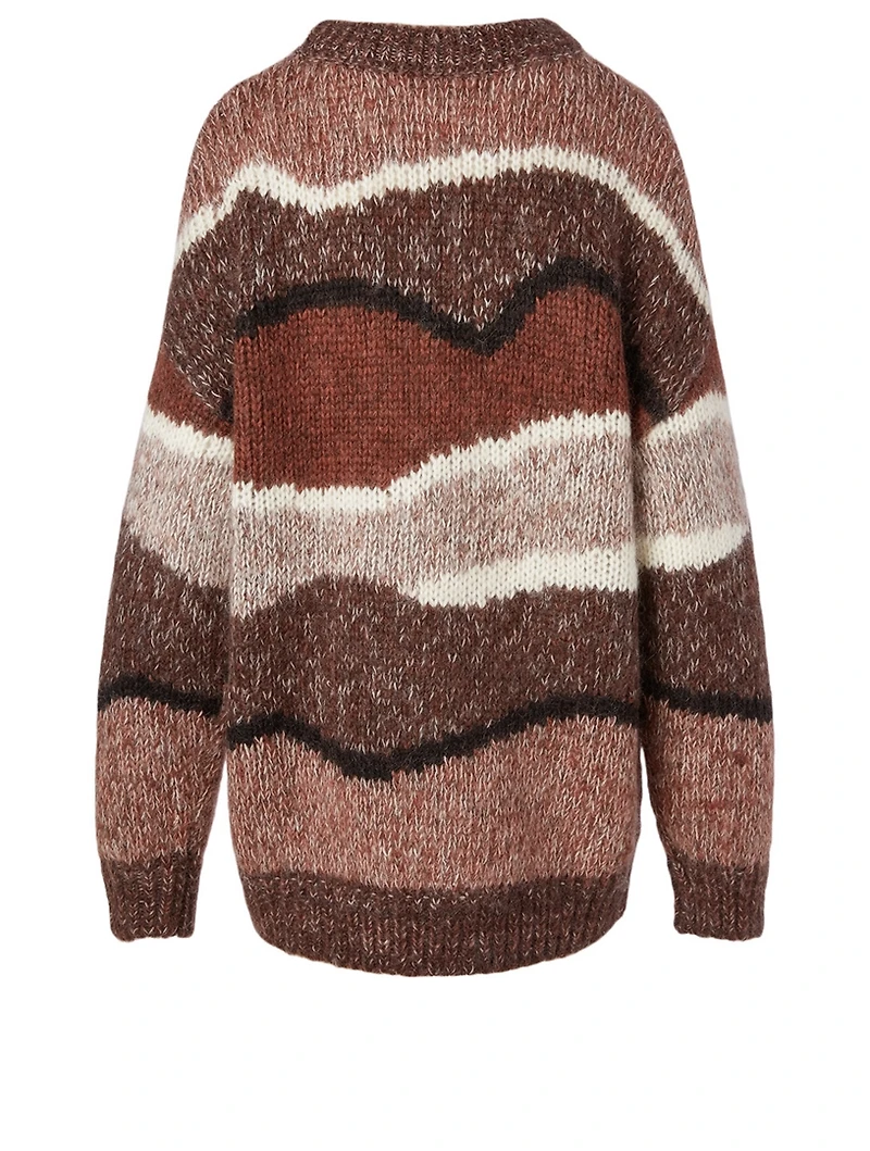 Janie Mohair-Blend Crewneck Sweater
