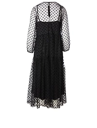 Madie Midi Dress Dot Print