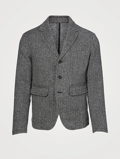 Wool Herringbone Jacket