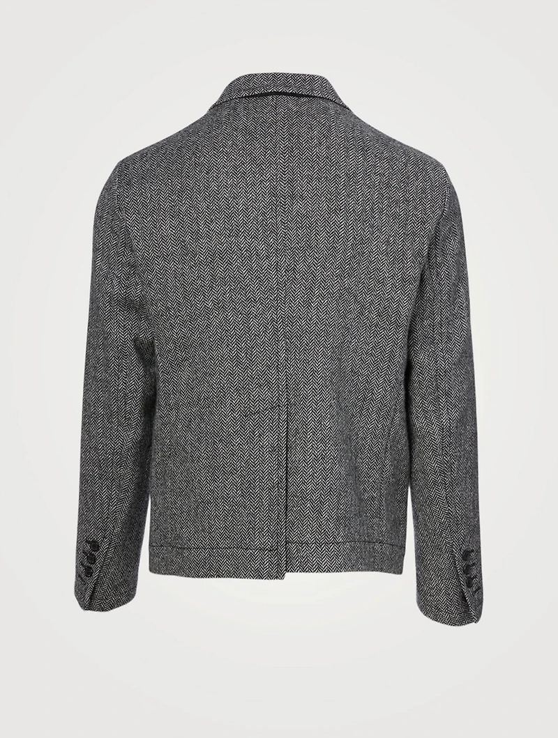 Wool Herringbone Jacket