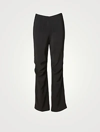 Allison Gathered High-Waisted Pants