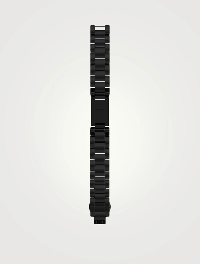 Medium 001 TFT Black DLC Bracelet, 19mm