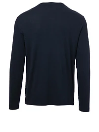 Wyndem Cotton And Alpaca Henley Top