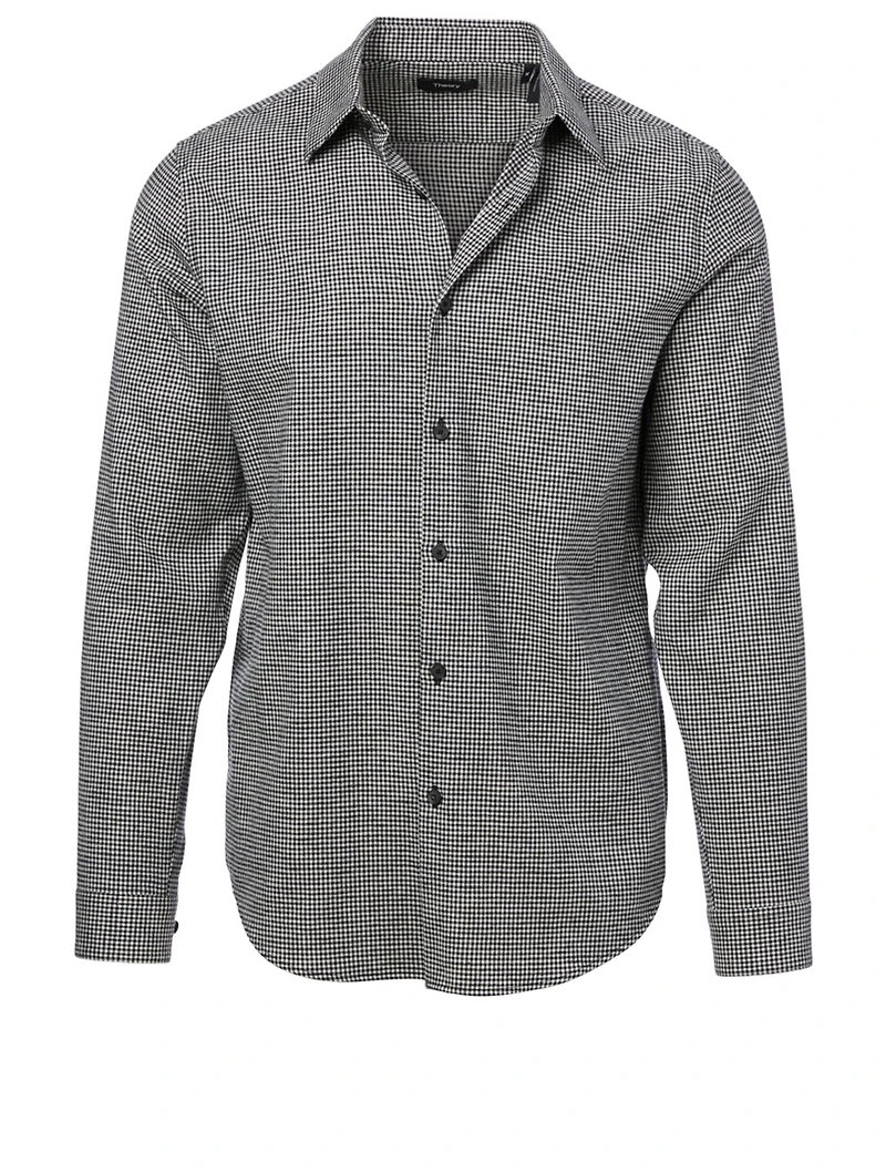 Irving Overdyed Shirt Gingham Print