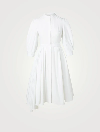 Cotton Midi Shirt Dress