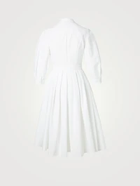 Cotton Midi Shirt Dress