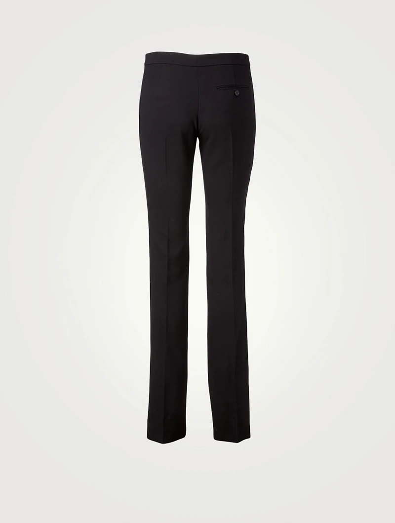 Wool And Silk Long Tuxedo Pants