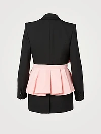 Exploded Bow Drape Blazer