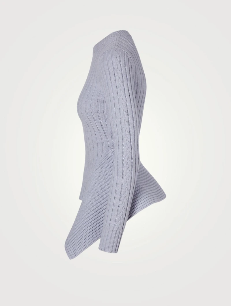 Wool And Cashmere Cable Knit Sweater