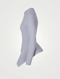 Wool And Cashmere Cable Knit Sweater