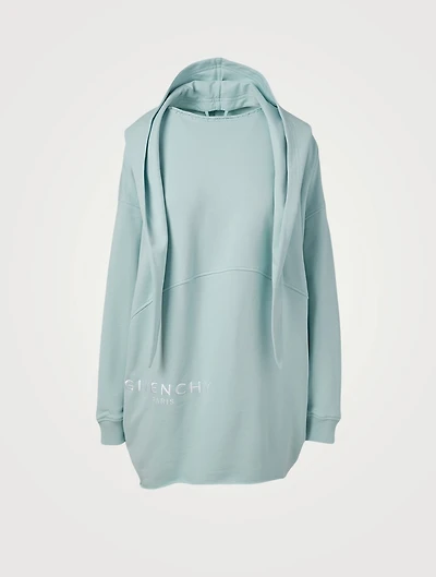 Cotton Oversized Hoodie With Bandana