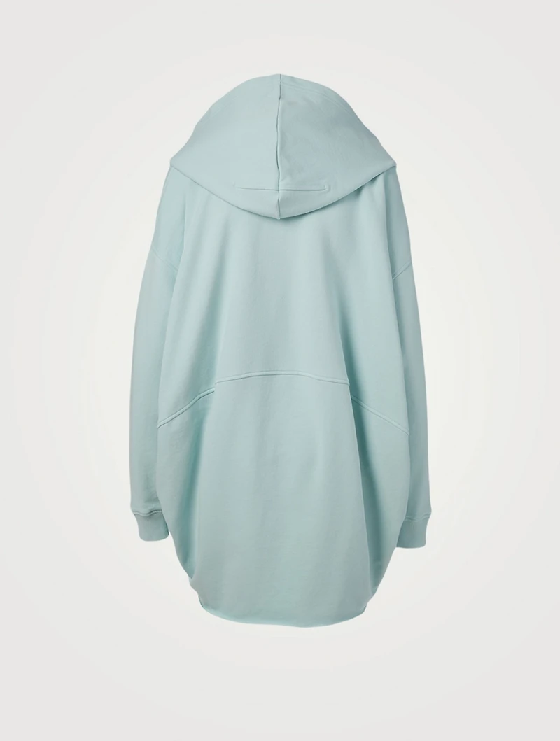 Cotton Oversized Hoodie With Bandana