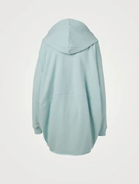 Cotton Oversized Hoodie With Bandana