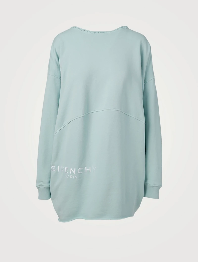 Cotton Oversized Hoodie With Bandana