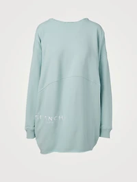 Cotton Oversized Hoodie With Bandana