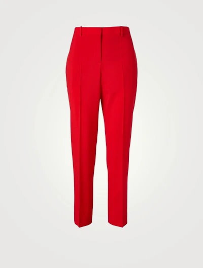 Wool Cigarette Pants