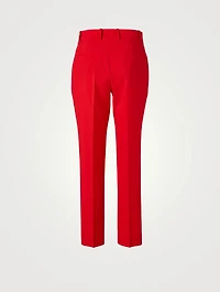 Wool Cigarette Pants