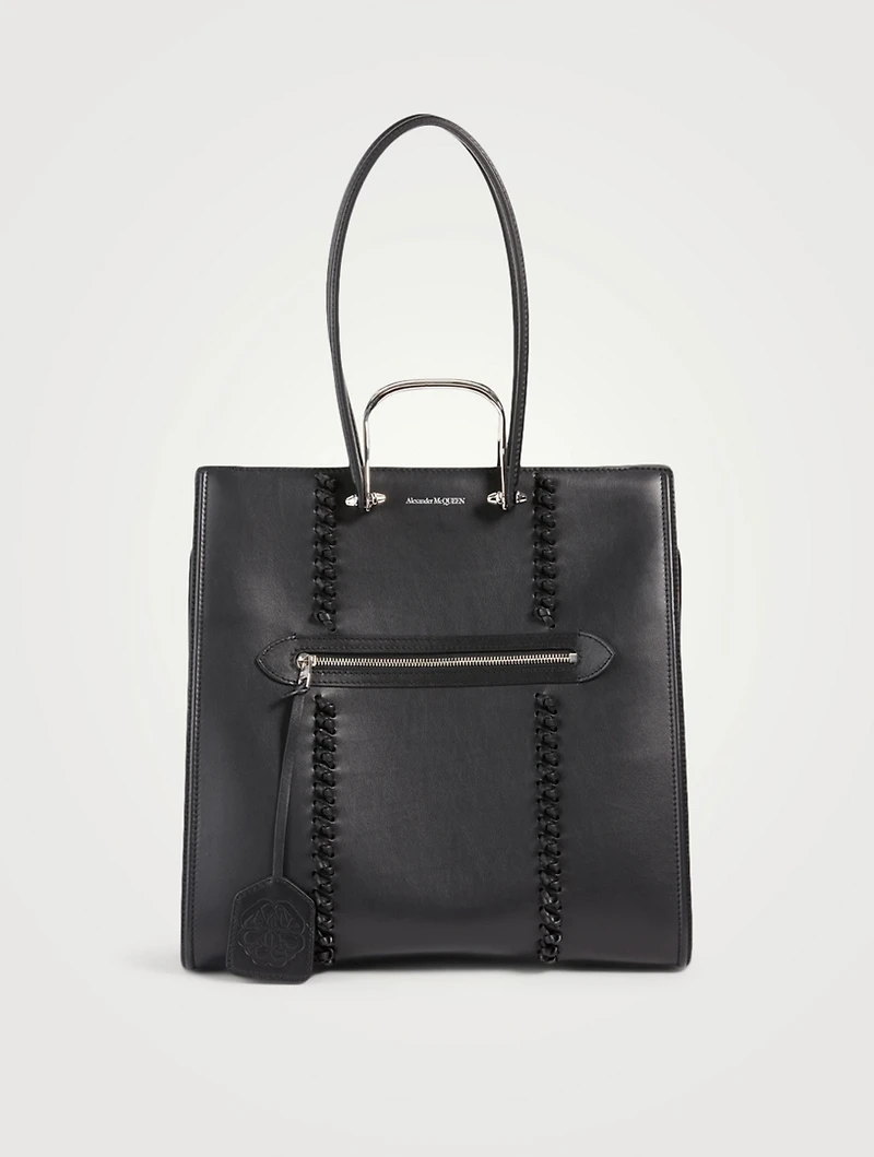 The Tall Story Leather Tote Bag