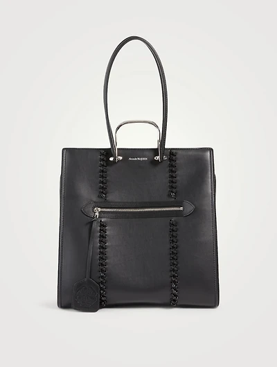 The Tall Story Leather Tote Bag