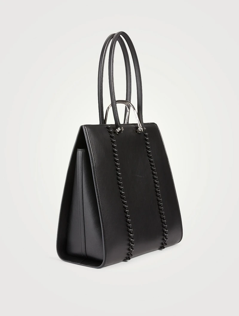 The Tall Story Leather Tote Bag