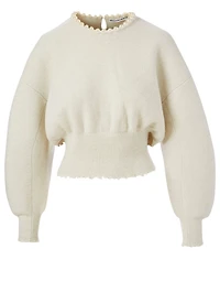 Wool And Cashmere Sweater With Necklace