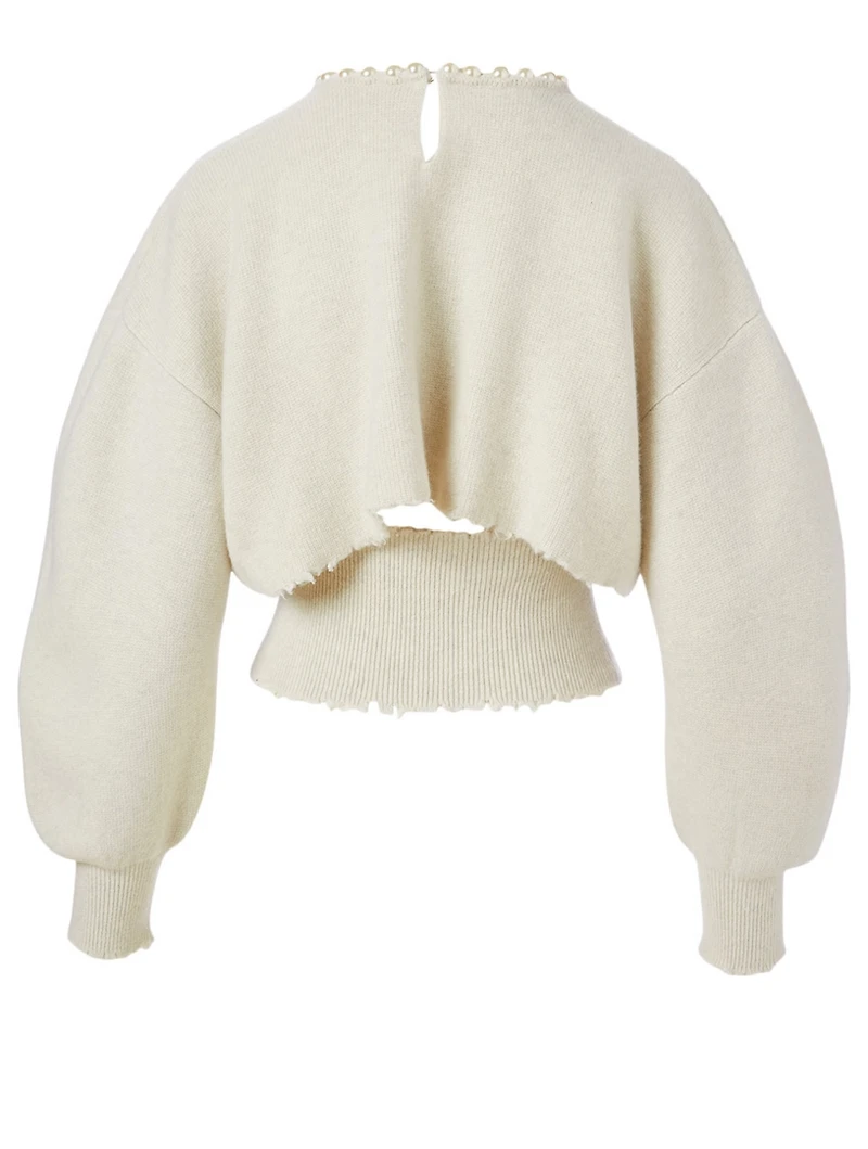 Wool And Cashmere Sweater With Necklace