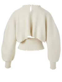 Wool And Cashmere Sweater With Necklace