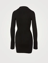 Mini Polo Dress With Split Cuffs