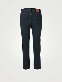 Cotton High-Waisted Jeans