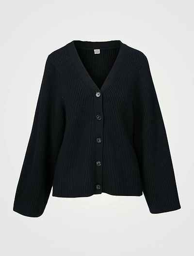 Lambswool Knit Cardigan