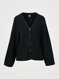Lambswool Knit Cardigan
