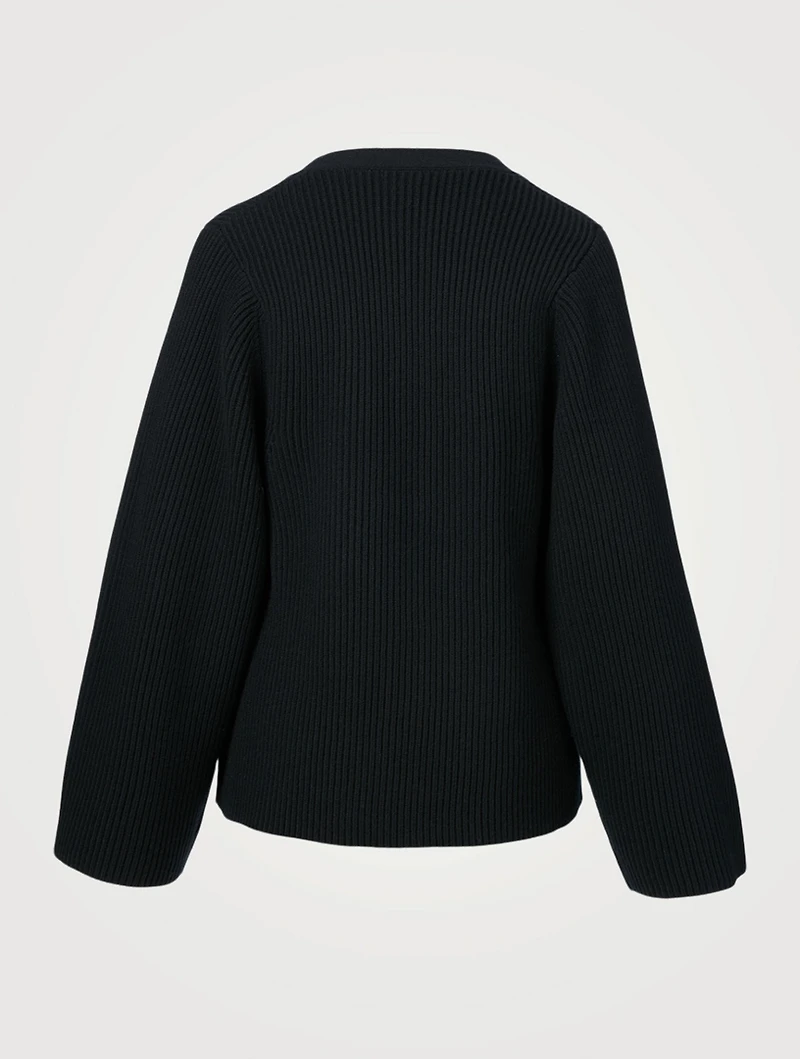 Lambswool Knit Cardigan
