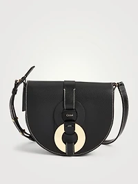 Darryl Leather Crossbody Saddle Bag