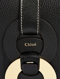 Darryl Leather Crossbody Saddle Bag