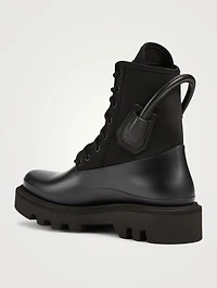 Rubber And Neoprene Combat Rain Boots