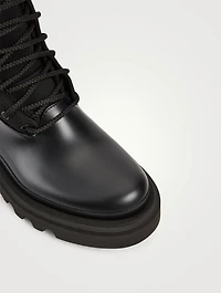Rubber And Neoprene Combat Rain Boots
