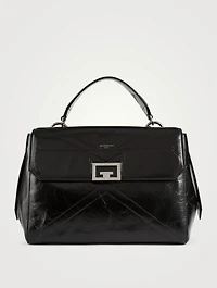 Medium ID Leather Top Handle Bag