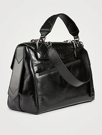Medium ID Leather Top Handle Bag