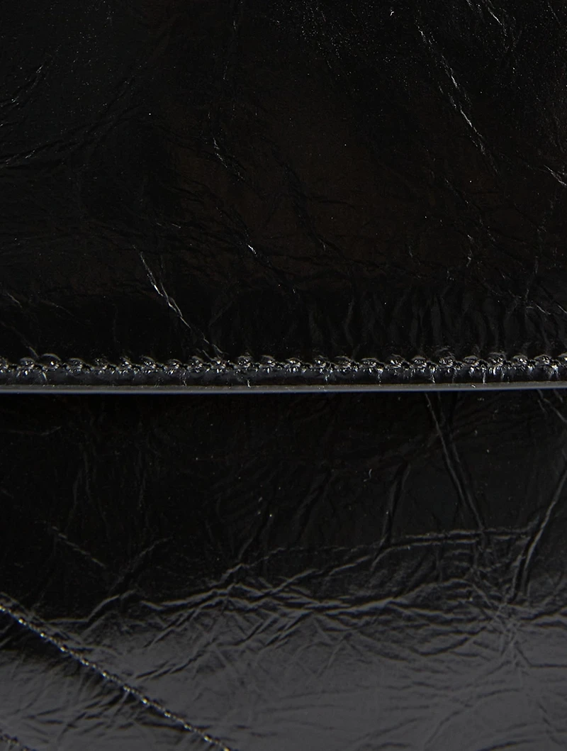 Medium ID Leather Top Handle Bag