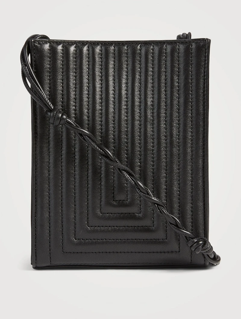 Small Tangle Quilted Leather Crossbody Bag