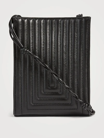 Small Tangle Quilted Leather Crossbody Bag