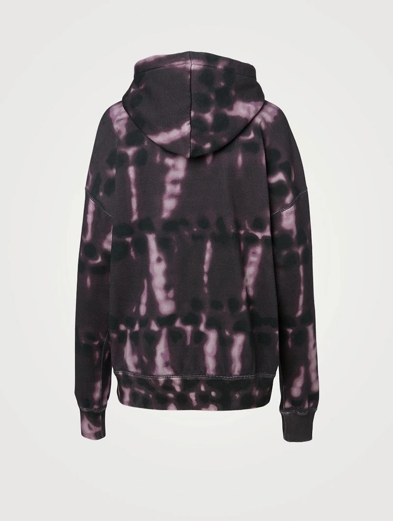 Mansel Oversized Hoodie Tie Dye Print