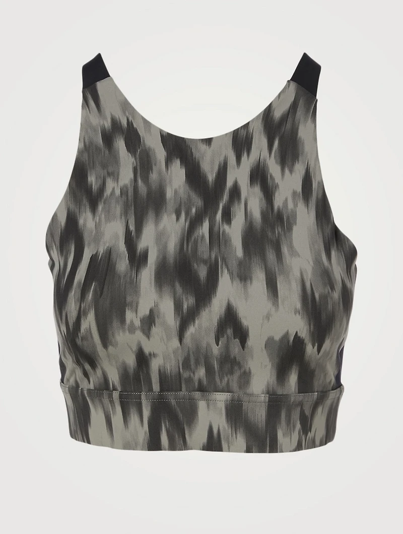 Sherman Sports Bra Watercolour Aztek Animal Print